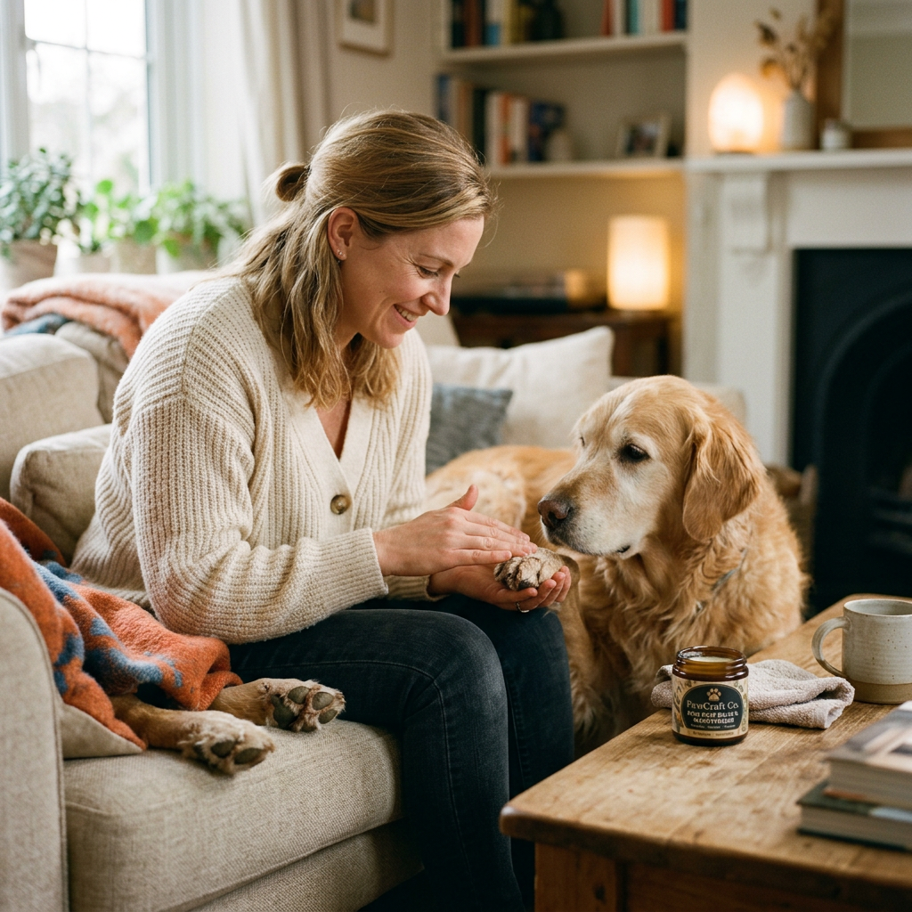 PawCraft Co. Dog Paw Balm lifestyle