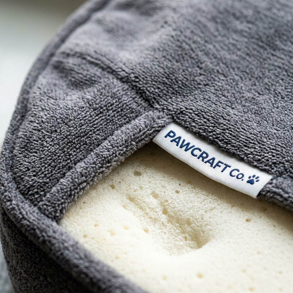 PawCraft Co. Orthopedic Dog Bed detail