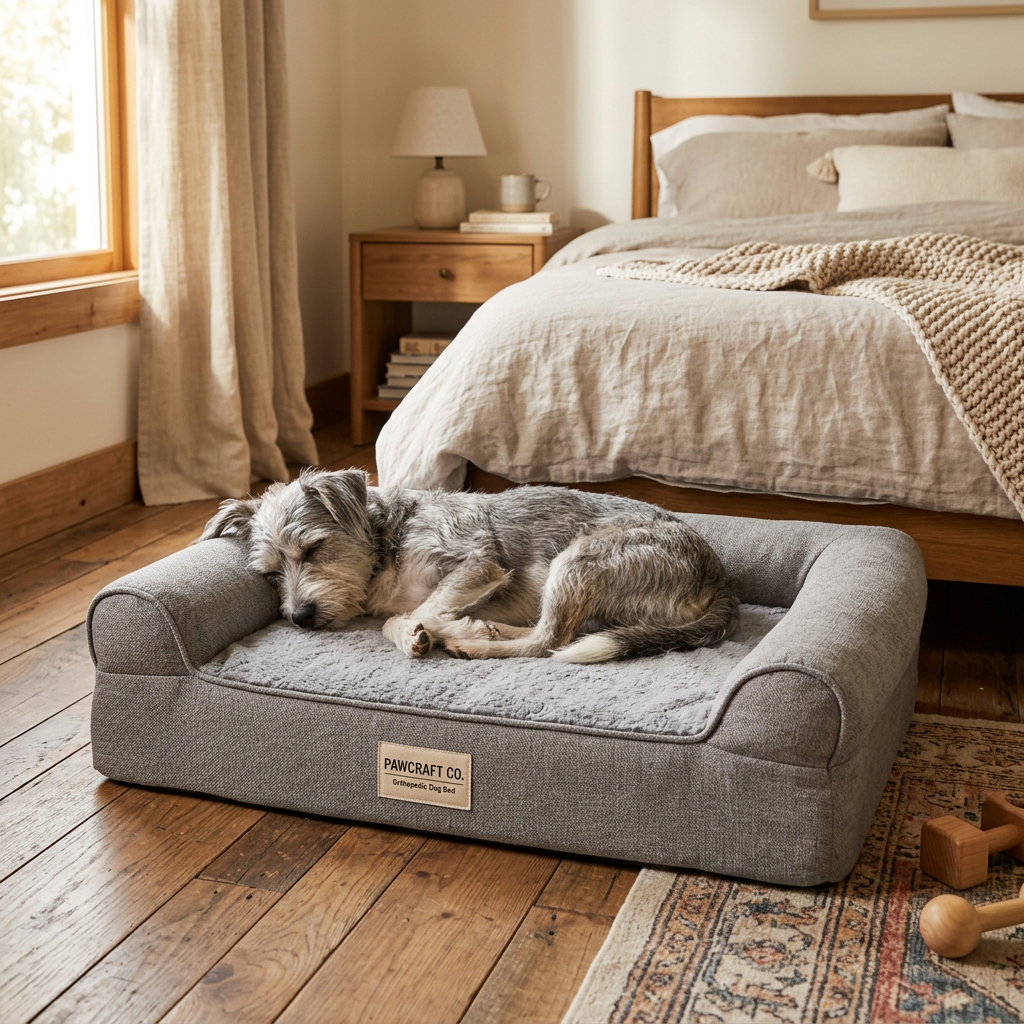 PawCraft Co. Orthopedic Dog Bed small dog