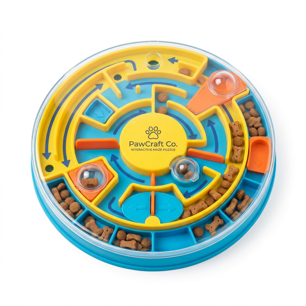 PawCraft Co. Interactive Puzzle Toy