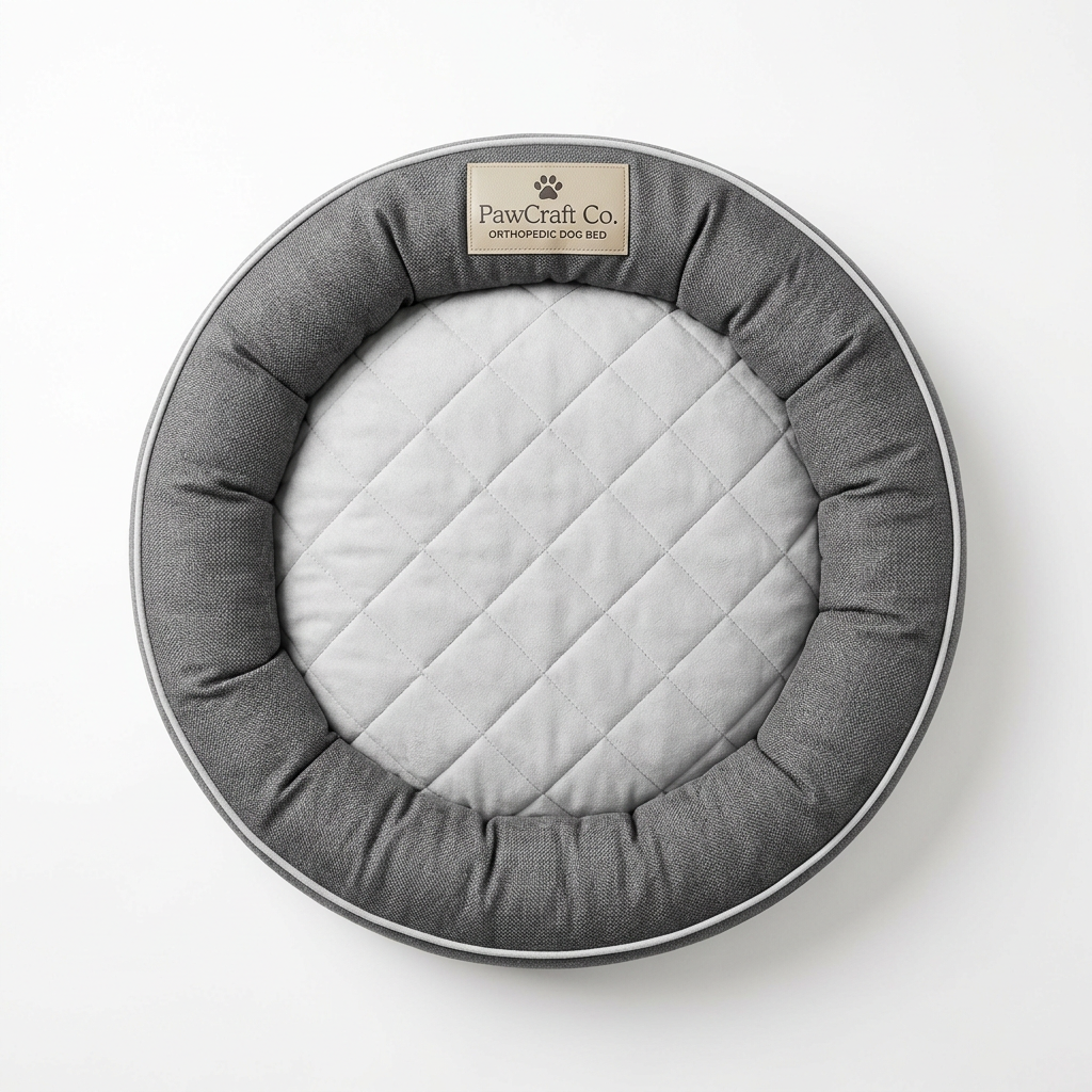 PawCraft Co. Orthopedic Dog Bed top view