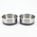 PawCraft Co. Stainless Steel Dog Bowl Set
